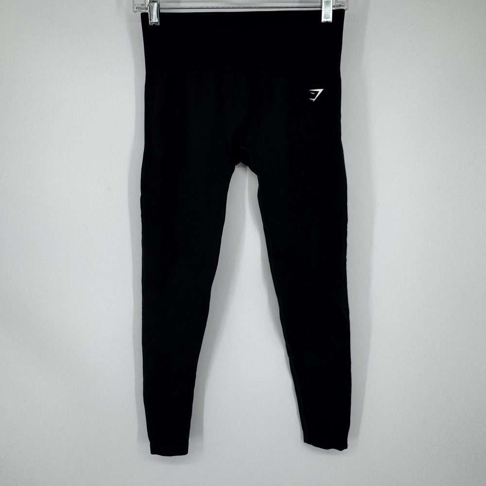 Gymshark Everyday Seamless Black High Waisted Leggings Women's Medium M Athletic - Picture 2 of 12
